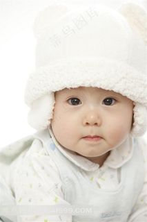 戴帽子的可爱宝宝高清素材
