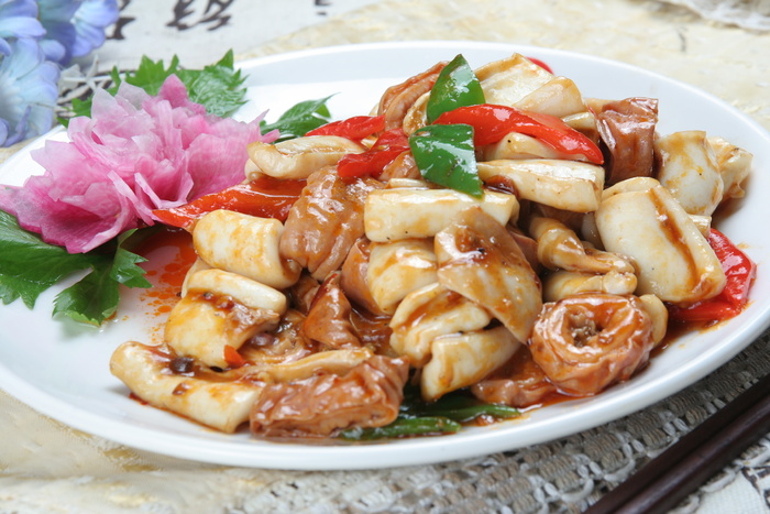 32鲜鱿辣爆肠-369饼庄