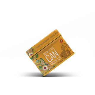 茶叶包装盒样机智能贴图PSD模板