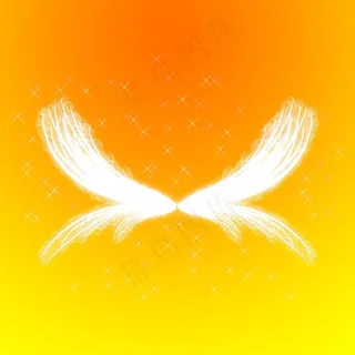 乳白色翅膀图片素材