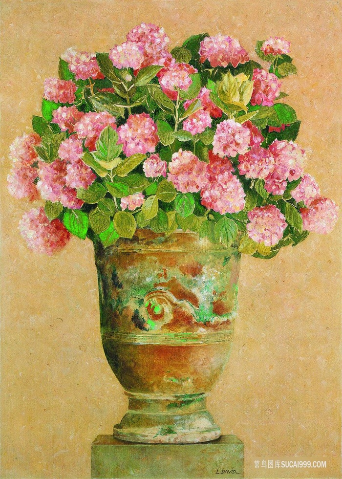 花卉唯美静物油画