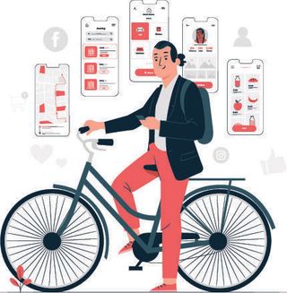 扁平化人物场景办公互联网等距ai矢量设计网页海报UI素材插画