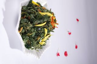 小鱼干拌野菜 (2)