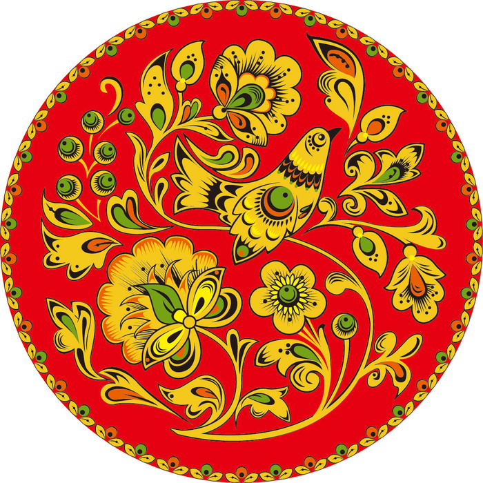 中式传统花朵纹样ai矢量模版下载