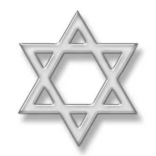 红大卫 PNG 犹太明星 PNG免抠