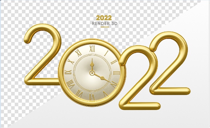 设计新年年表2022年psd模版下载