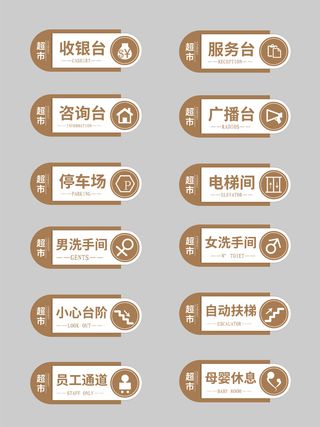 导视牌标识牌指示牌指引牌