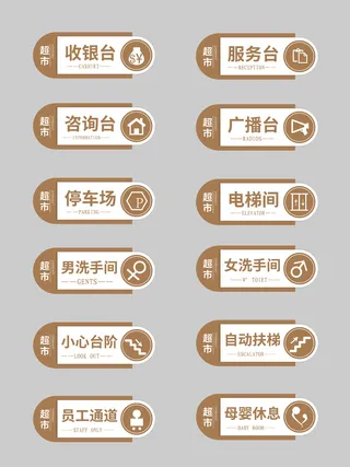 导视牌标识牌指示牌指引牌