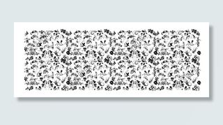 花草底纹矢量图