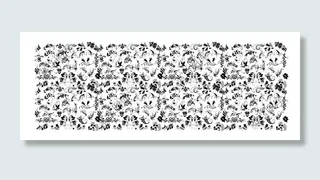 花草底纹矢量图