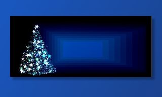 圣诞节松树背景风景