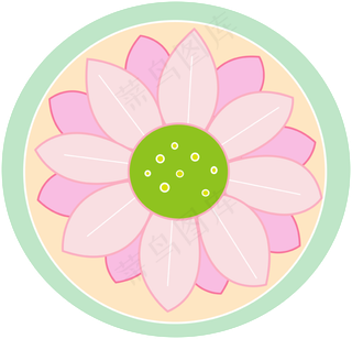 彩色 莲花 北魏 石刻