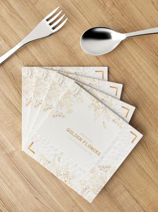 餐巾纸纸巾画面替换样机