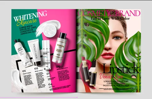 设计广告化妆品素材