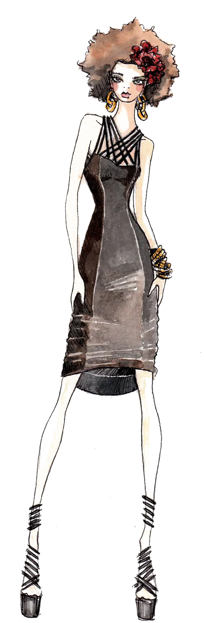 女郎长腿模特