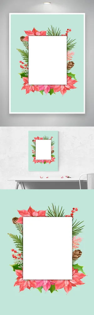 时尚鲜花背景素材