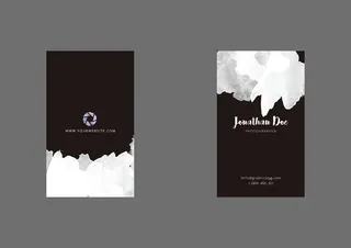 43名片 时尚 潮流 个性 前卫