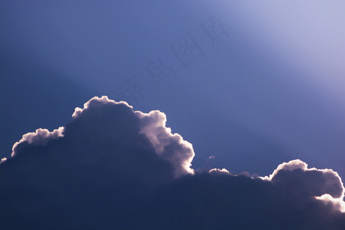 高空云朵唯美图片
