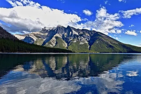 蓝天白云高山景观 蓝天白云高山景观
