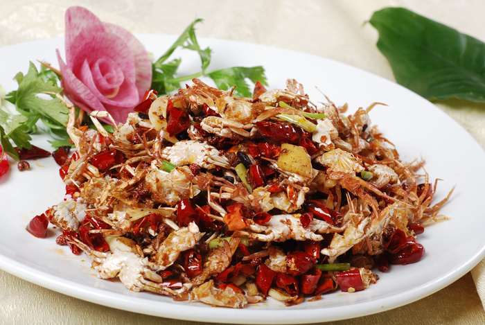 川菜湘菜高清菜谱 香辣蟹仔