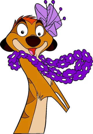 卡通动漫动画狮子王臭鼬矢量图素材