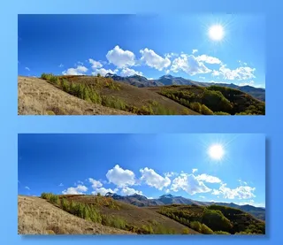 冬天自然背景风景