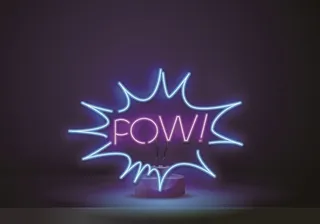 复古霓虹灯图片