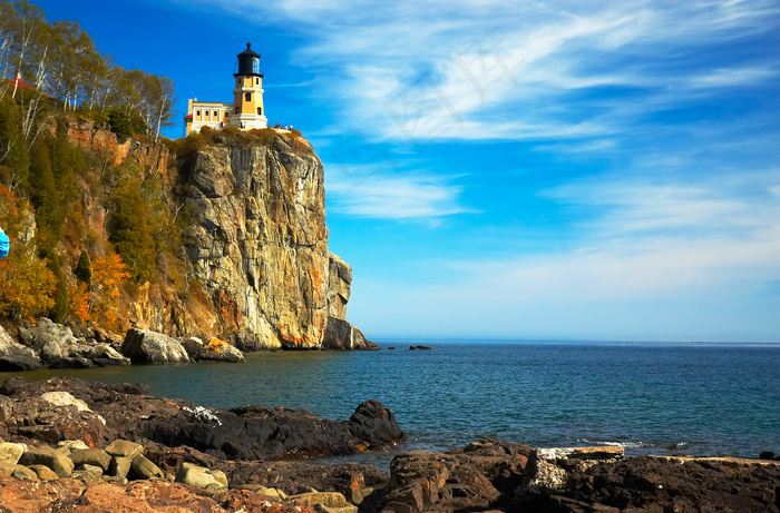 海边灯塔建筑图片下载