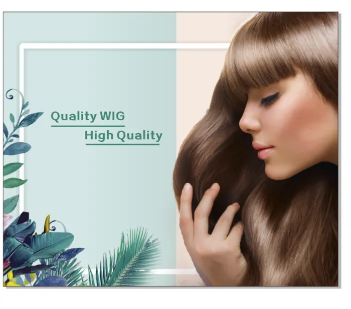 假发产品高清美女假发出口口cdr矢量模版下载