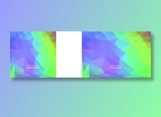 炫彩几何图形背景 几何艺术设计 多边形背景图片