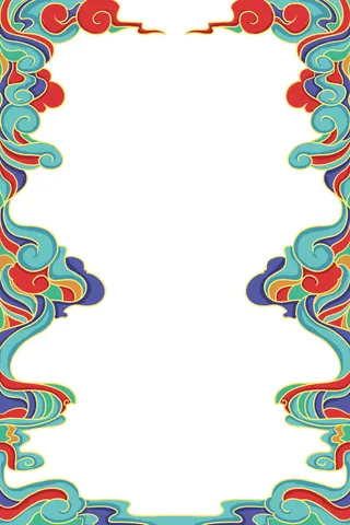 大气植物边框免抠元素