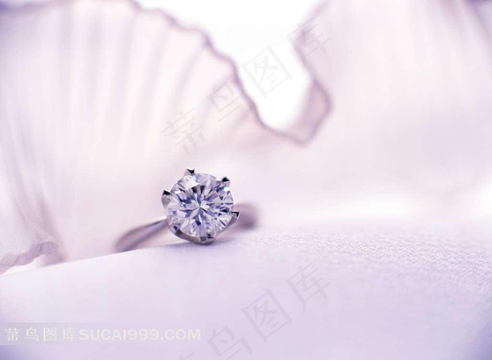 唯美珠宝戒指背景
