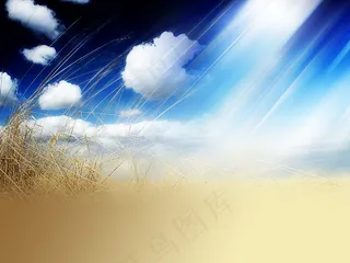 蓝天白云风景图片下载