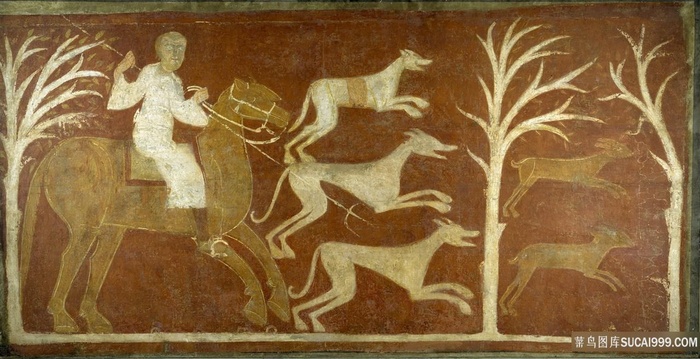 骑士动物艺术装饰画