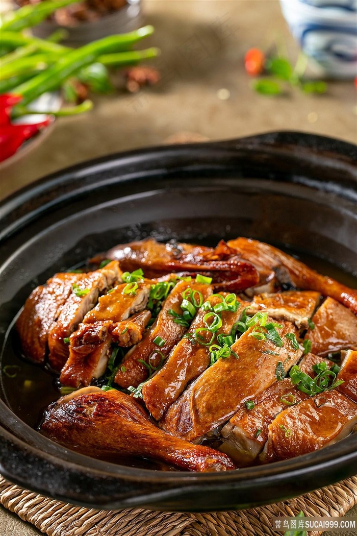 梅菜蒸老鸭图片