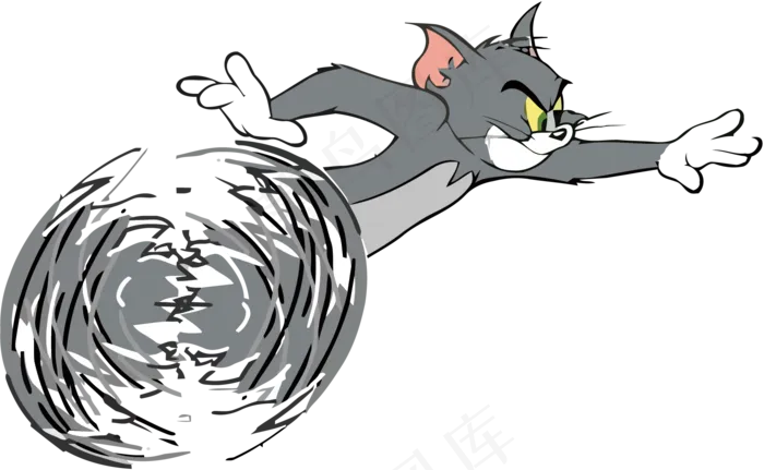 彩色动漫猫和老鼠猫图片