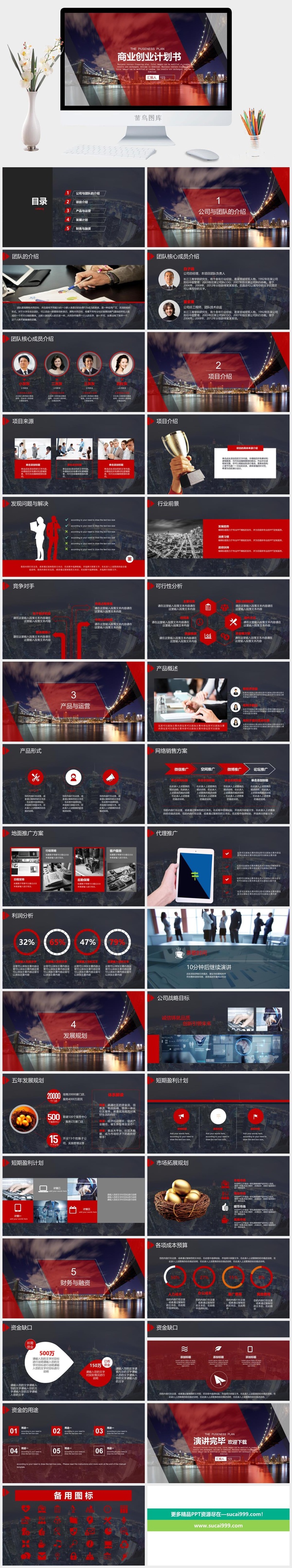 高端公司简介企业简介公司介绍产品宣传ppt模板