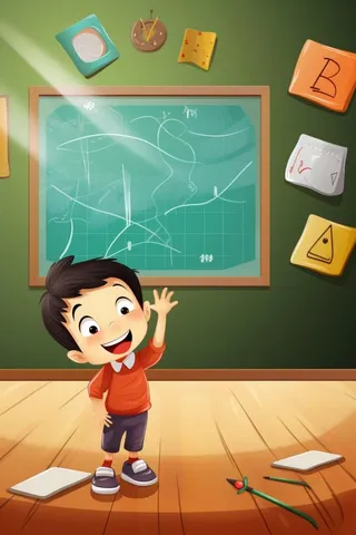 课室清新学习儿童背景