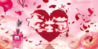 女王节购物促销海报PSD素材