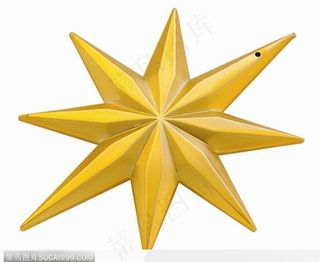 金色八角形