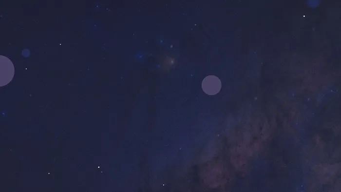 深色夜空圆圈背景
