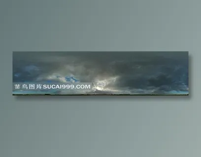 乌云密布的天空