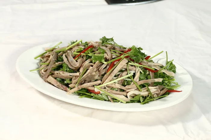 52芫爆驴肚丝 髙建明驴肉火锅