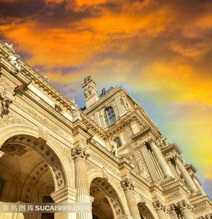 具有西欧国家建筑风格的房子