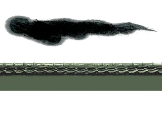 中国古风元素砖墙