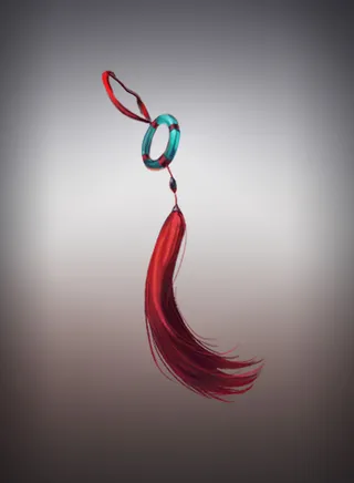 玉环中国风流苏腰带配饰