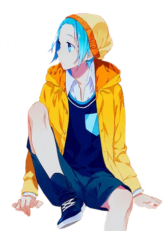 帽子短发男孩考通简笔