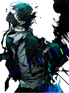 黑色男孩人物素材