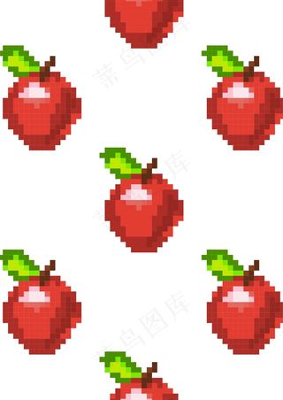 马赛克格子 苹果