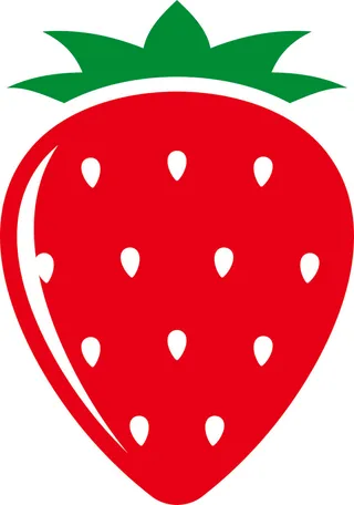 矢量免抠卡通草莓